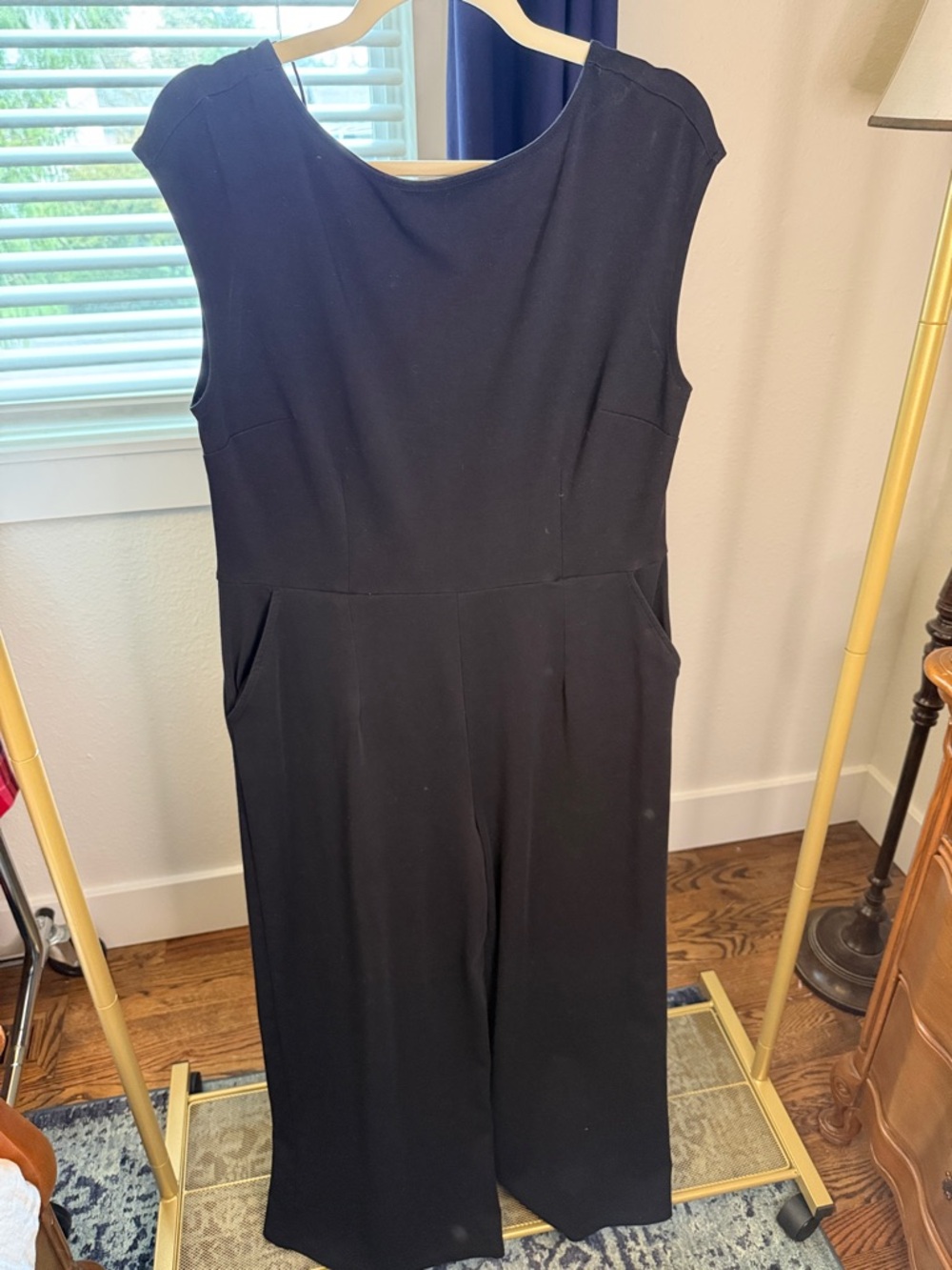 Old Navy Black Wide-Leg Sleeveless Jumpsuit